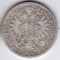 1 Florin Forint Gulden 1876 Austria Ungaria argint 12,3 gr. puritate 900/1000