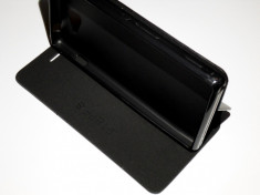 Husa tip Carte / Coperta Toc Flip Cover Sony Xperia M2 + Folie CADOU !!! foto