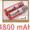 Acumulator lanterna li- ion UltraFire18650 3,7V 4800 mAh - reincarcabil