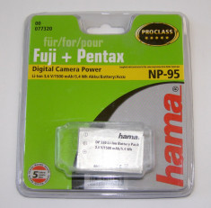 Acumulator Hama Fuji NP-95 Li-Ion 3.6V 5.4Wh 1500mA foto