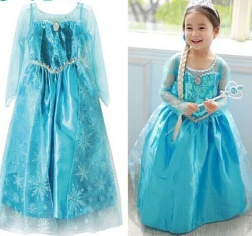 Rochita printesa Elsa rochie petrecere Frozen, 3-4, 4-5 ani foto mare Rochita printesa Elsa rochie petrecere Frozen, 3-4, 4-5 ani foto mare