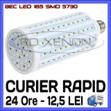 BEC LED E27 - 165 SMD 5730 - ECHIVALENT 300W, 2970 LUMENI - ALB CALD, ALB RECE, ZDM