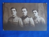 Cumpara ieftin FOTOGRAFIE VECHE GRUP MILITARI * FOTO IDEAL ST.OLTEANU - CAMPINA - 1921