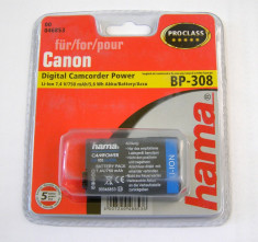 Acumulator Hama Canon BP-308 Li-Ion 7.4V 5.6Wh750mA foto