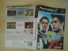 Coperta - Pro Evolution Soccer 2008 - Playstation PS2 ( GameLand ) foto