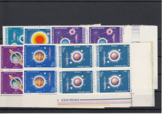 ROMANIA - 1981 LP 1033 ALINIEREA PLANETELOR, BL DE 4, MNH - LOT 0 RO foto