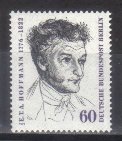 GERMANIA BERLIN 1972, Pictura - Aniversari - Theodor Fontane, serie neuzata, MNH