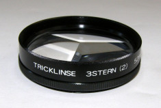 Filtru tricklinse 3stern 52mm miraj multiplica imaginea de 3 ori foto