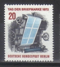 GERMANIA BERLIN 1972, Ziua Marcii Postale, serie neuzata, MNH