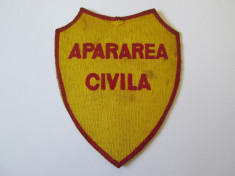 EMBLEMA APARAREA CIVILA ANII 70 foto