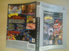 Coperta - Crash Bandicoot - The wrath of cortex PLATINUM - PS2 ( GameLand ) foto