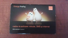 Cartela Orange PrePay - 5 Euro - sigilata foto