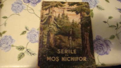 Cezar Dragoi - Serile cu Mos Nichifor - 1956 - ilustratii Isaceanu - versuri foto