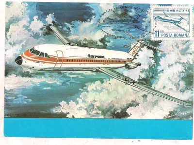 % ilustrata maxima -ZIUA AVIATIEI 1983 Rombac 1-11 foto