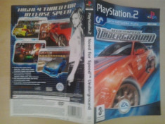 Coperta - Need for speed Underground - NFS - Playstation PS2 ( GameLand ) foto