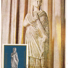 (No1) ilustrata maxima-APULUM -Statuie feminina drapta -prima zi a emisiuni