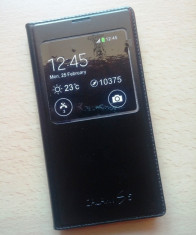 Husa ACTIVA Flip Cover S-view Samsung Galaxy S5 - Black foto