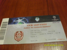 bilet CFR Cluj - AS Roma foto