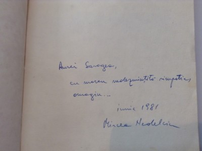 MIRCEA NEDELCIU EFECTUL DE ECOU CONTROLAT AUTOGRAF,RF2/4 foto