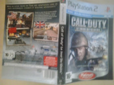 Coperta - Call of duty - Le tour de Glorie - PLATINUM - PS2 ( GameLand ) foto