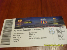 bilet Steaua - Chelsea foto