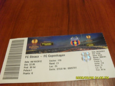 bilet Steaua - FC Copenhagen foto