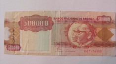 CY - 500000 kwanzas 1991 Angola foto