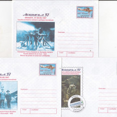 bnk fil Aeromfila 1997 Brasov - lot 7 intreguri postale