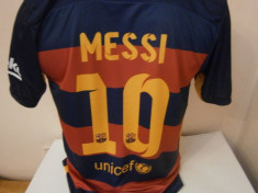 ECHIPAMENTE FOTBAL COPII FC BARCELONA MESSI 2015-2016 10-15ani (140,152,164,176) foto