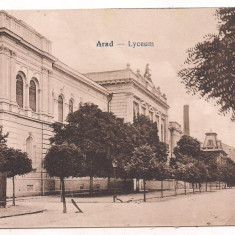 % carte postala (ilustrata)-ARAD -Liceul