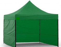 Cort / Pavilion Pliabil Tip Armonica 3m x 3m x 2.6h ROSU,ALBASTRU,ALB,VERDE foto