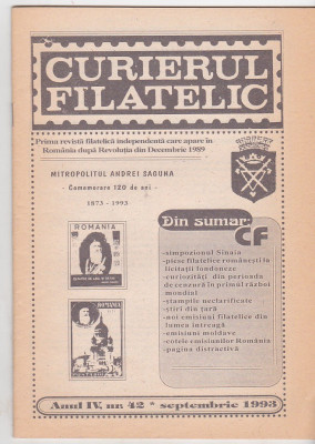 bnk fil Curierul filatelic nr 42/1993 foto