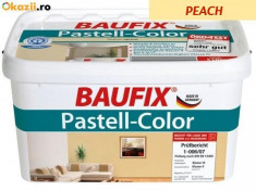 Baufix - 5 litri vopsea lavabila de interior, culoare pastel PEACH foto