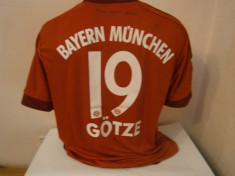 TRICOU BAYERN MUNCHEN ACASA MARIO GOTZE SEZON 2015-2016 MARIME M foto