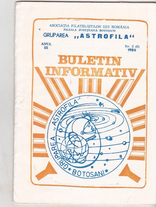 bnk fil Astrofila - Buletin informativ 2/1986