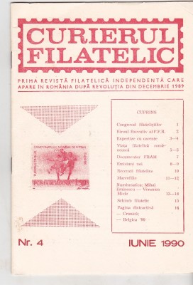 bnk fil Curierul filatelic nr 4/1990 foto