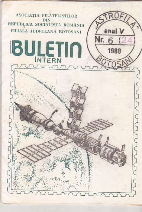 bnk fil Astrofila - Buletin intern nr 6/1988