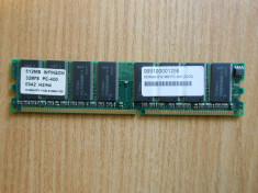 Ram PC Infineon DDR1 512MB 400 MHz foto