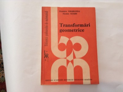 Transformari geometrice,NICOLE SOARE,RF,RM1 foto