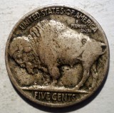 E.073 USA SUA BUFFALO NICKEL 5 FIVE CENTS 1914 RARA, America de Nord, Cupru-Nichel