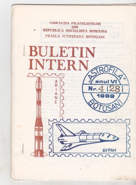 bnk fil Astrofila - Buletin intern nr 4/1989