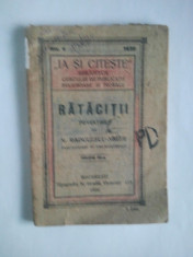 RATACITII - N. RADULESCU - NIGER { RARITATE - 1920 } ( A 178 ) foto