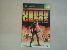 Manual - Urban Chaos - XBOX ( GameLand ) foto