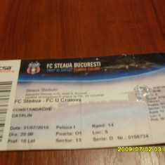 bilet Steaua - FC U Craiova