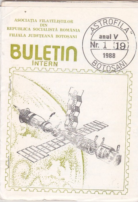 bnk fil Astrofila - Buletin informativ 1/1988