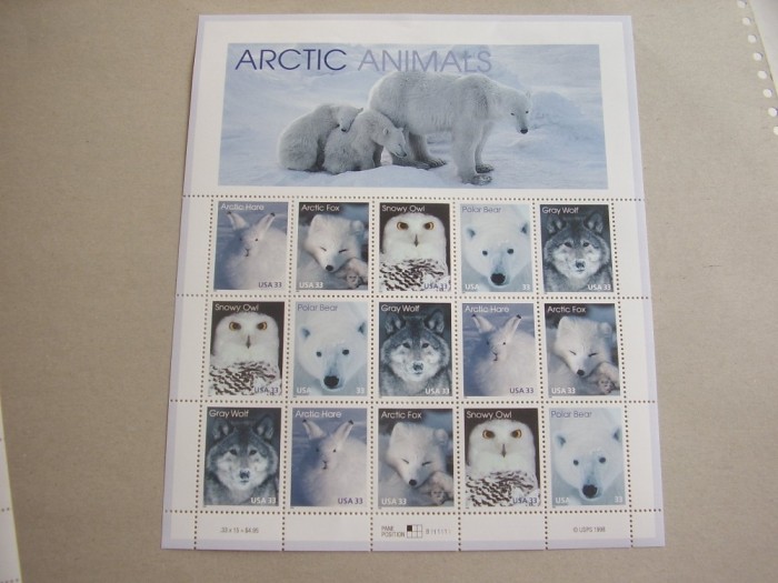 SUA 1999 fauna arctica MI 3094-3098 klb. MNH w07