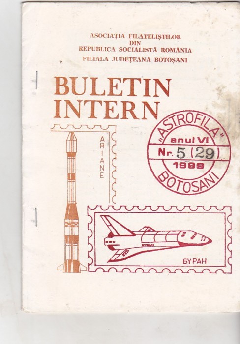 bnk fil Astrofila - Buletin intern nr 5/1989