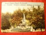 Ilustrata Brasov - Parcul Regele Ferdinand , anii &#039;20, Circulata, Printata