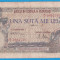 (2) BANCNOTA ROMANIA - 100.000 LEI 1945 (7 AUGUST 1945) - FILIGRAN BNR ORIZONTAL