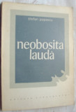 Cumpara ieftin STEFAN POPESCU - NEOBOSITA LAUDA (POEME, 1962) [EDITURA TINERETULUI 1968/1969]